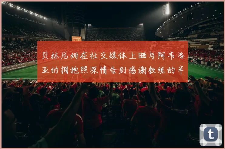 贝林厄姆在社交媒体上晒与阿韦洛亚的拥抱照深情告别感谢教练的辛勤付出